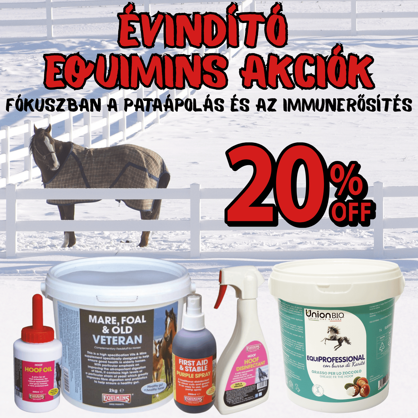 Januári akciós Equimins termékek