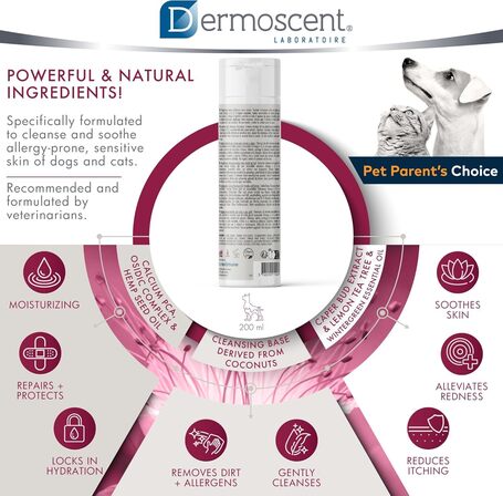 Dermoscent ATOP 7 Shampoo kutyáknak és macskáknak