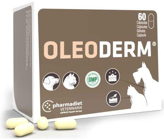 Oleoderm capsule pt câini și pisici - zoom