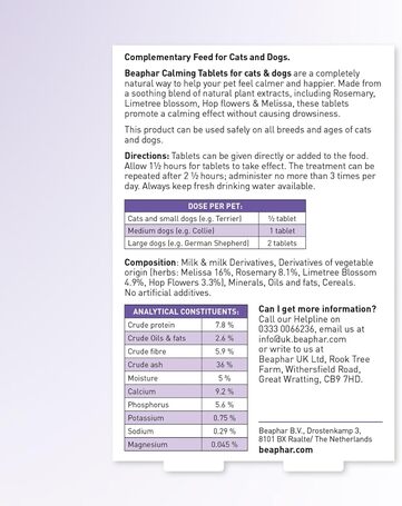 Beaphar Calming Tablets