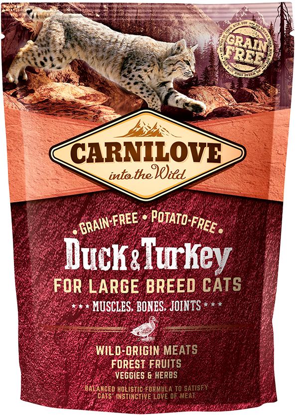 Carnilove Duck & Turkey for Large Breed Cats - zoom