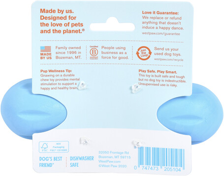 West Paw Hurley - Tartós rágóbot