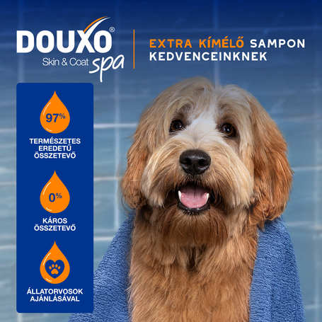 Douxo Spa gubancoldó sampon kutyáknak