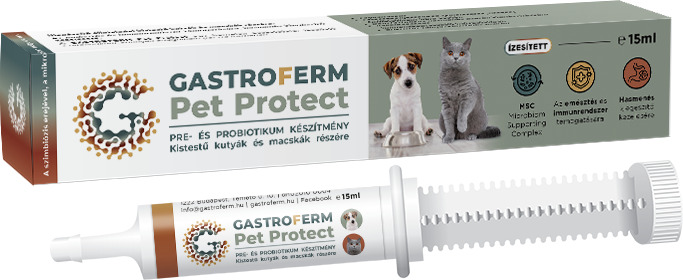 Gastroferm Pet Protect pre- și probiotic câini mici, pisici