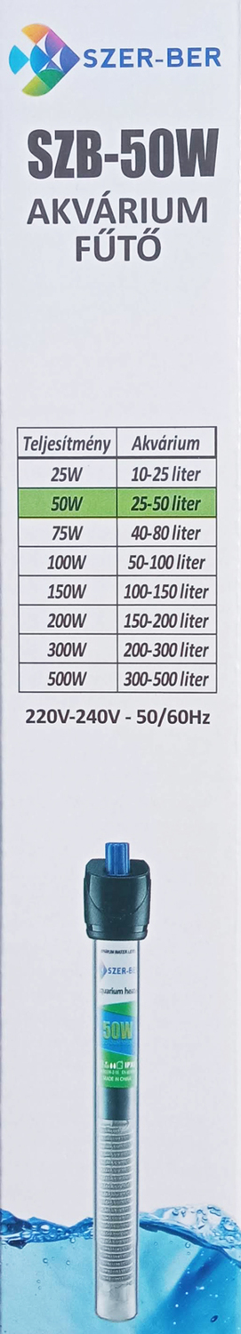 Sobo HL / Szerber SZB încălzitor acvariu cu termostat - zoom