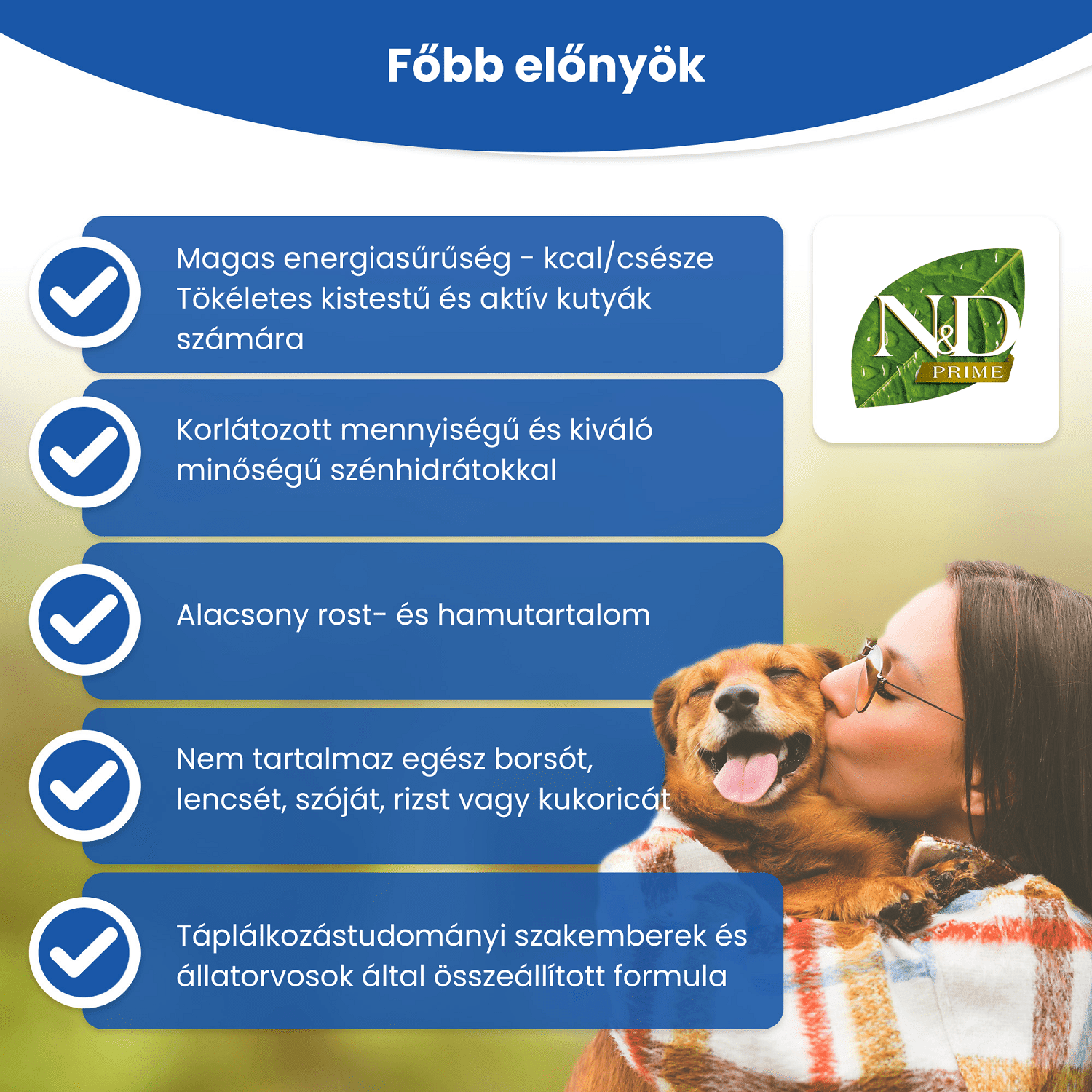 N&D Dog Adult Mini Boar & Apple Grain Free | Vaddisznóhúsos és almás kutyaeledel | Kistestű kedvenceknek