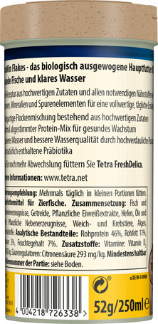 Tetra TetraMin Flakes lemezes díszhaltáp