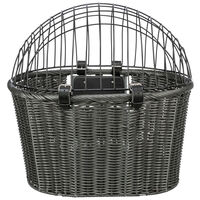 Trixie szürke fonott, biciklire szerelhető szállítókosár kisállatoknak #2