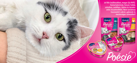 Vitakraft Poésie macskaeledelek márkabevezető akció