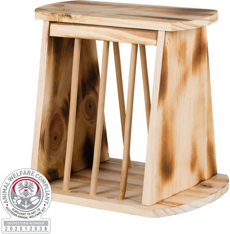 Trixie Standing Hay Manger - Rácsos fa szénatartó