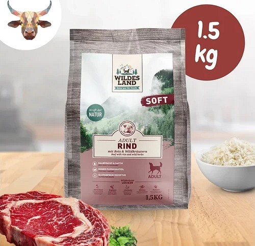 Wildes Land Soft félnedves táp marhahússal
