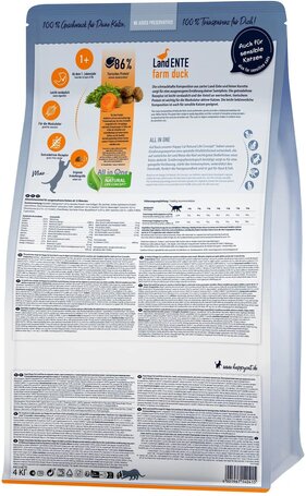 Happy Cat Culinary Adult Ente | Könnyen emészthető gabonamentes macskatáp kacsahúsból készítve