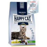 Happy Cat Culinary Land-Geflügel - Baromfihús táp gabonamentes receptúrával érzékeny emésztésű macskáknak