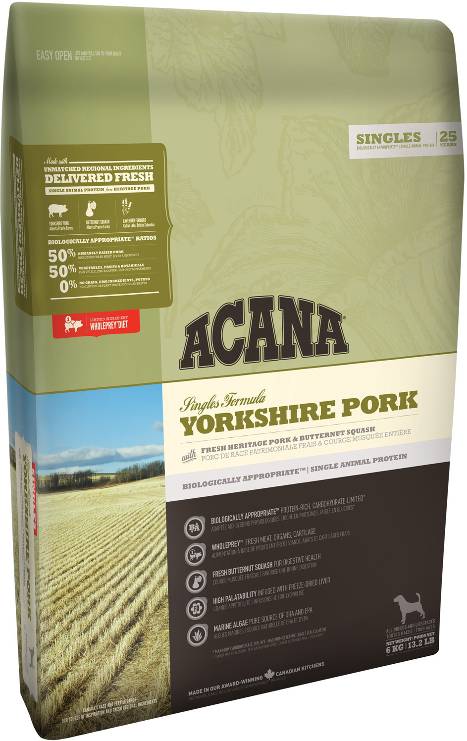 Acana Yorkshire Pork & Butternut Squash