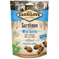 CarniLove Dog Semi Moist Snack Sardines enriched with Wild garlic