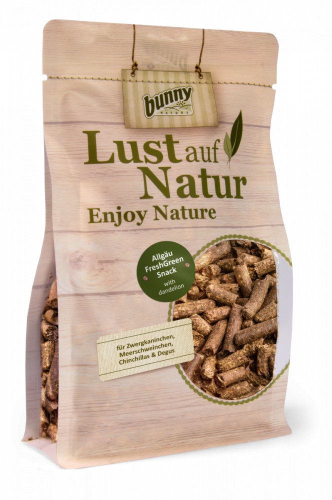 bunnyNature Lust auf Natur Allgäu Freshgreen Snack extra porție cu păpădie