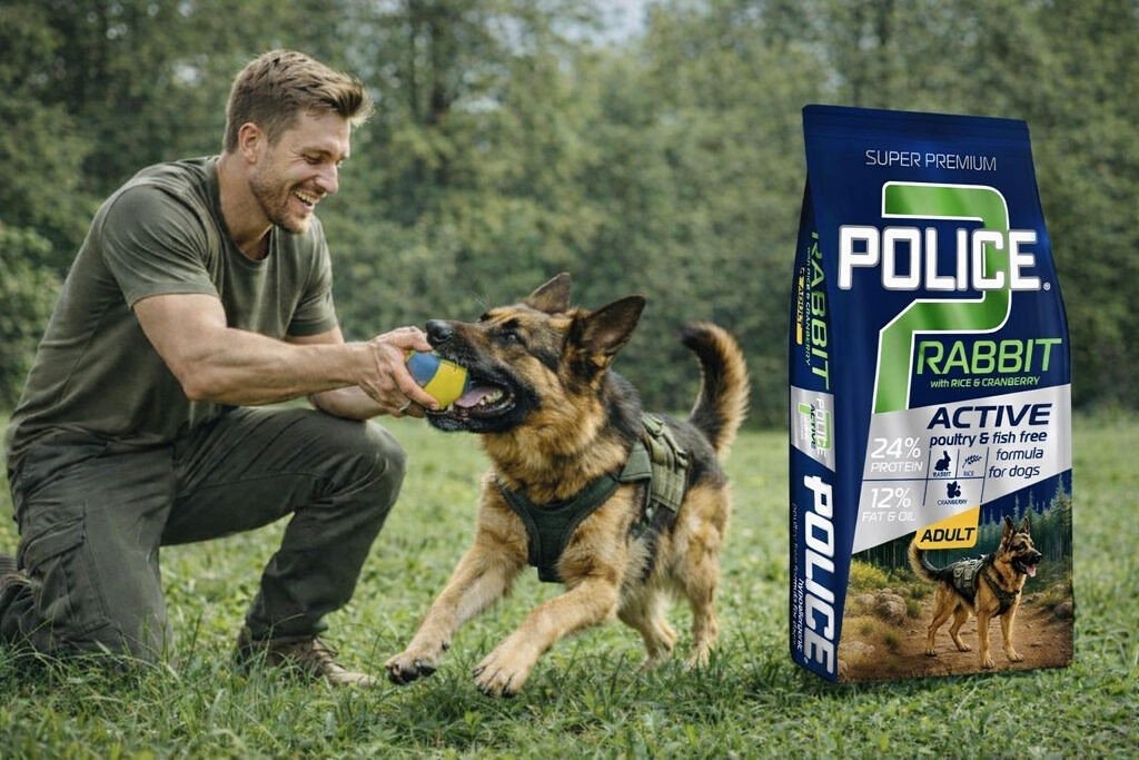 Police Adult Hypoallergenic Rabbit with Rice & Cranberry