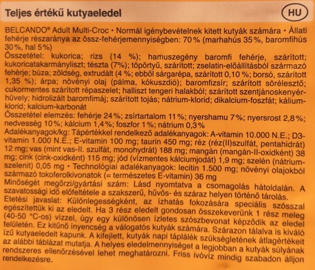 Belcando Adult Multi-Croc szószos száraztáp kutyáknak