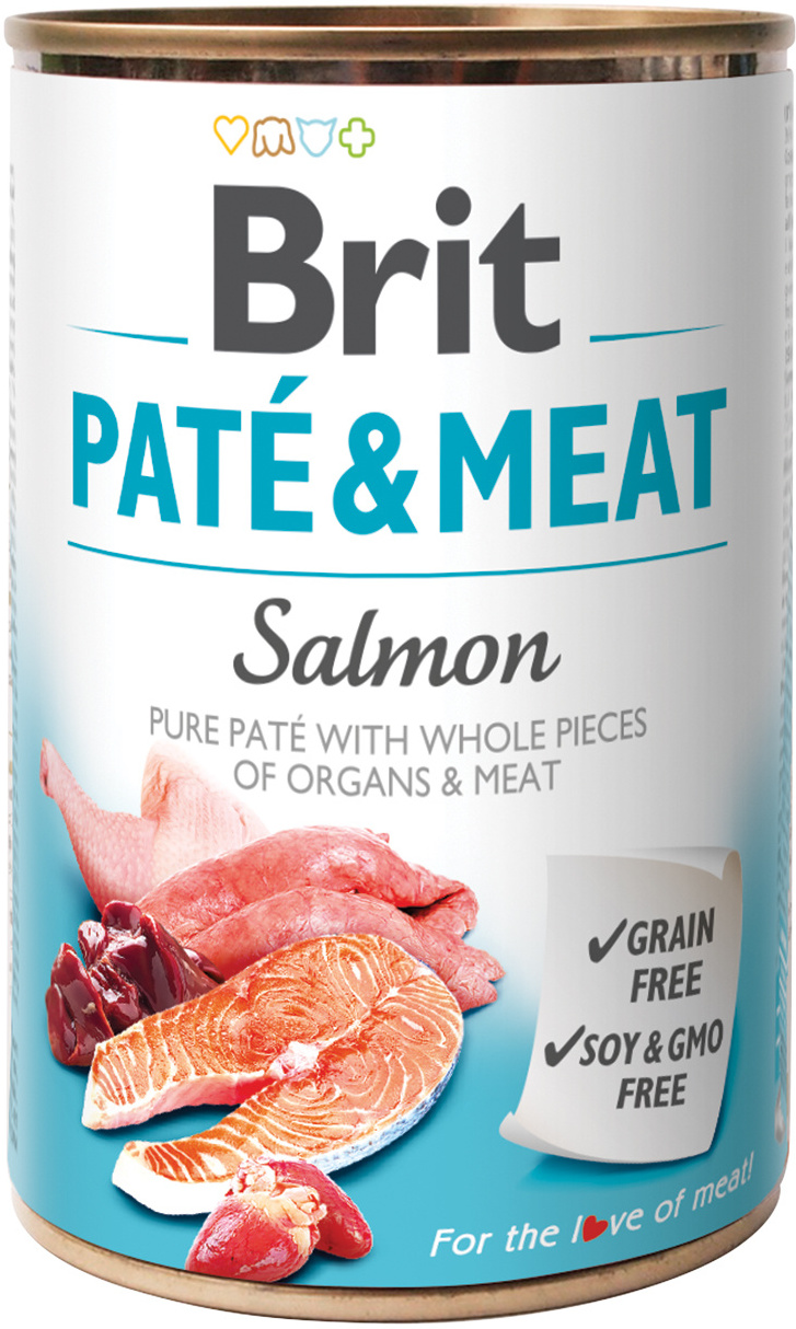 Conservă Brit Care Paté & Meat Salmon