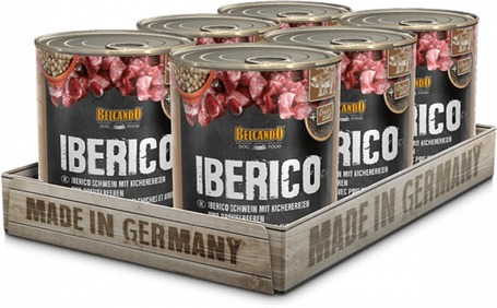 Belcando Iberico sertéshúsos, csicseriborsós és vörösáfonyás konzerv kutyáknak