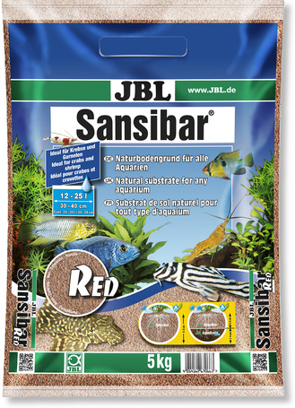 JBL Sansibar Red természetes akvárium talaj (vörös)
