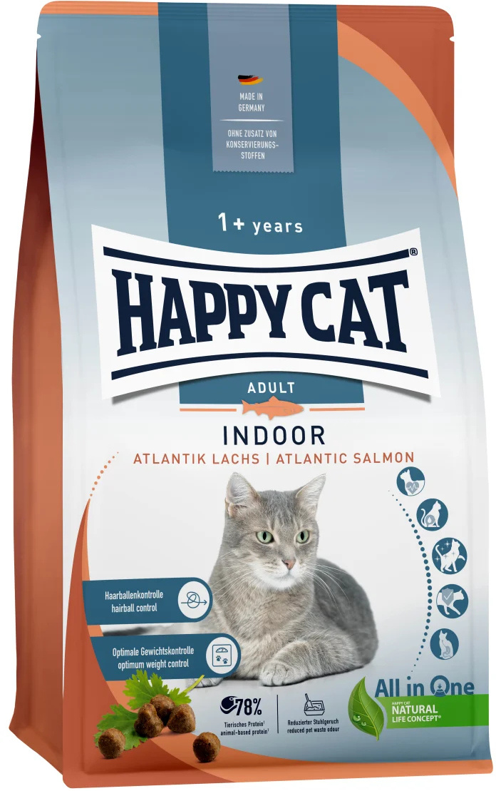 Happy Cat Adult Indoor Atlantic Salmon / Atlantik Lachs