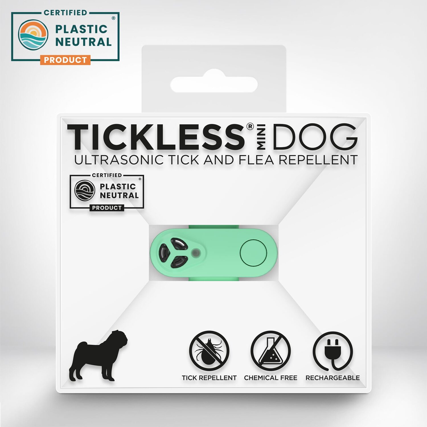 Tickless Mini Dog USB repelent cu ultrasunete pentru căpușe și purici pentru câini - zoom