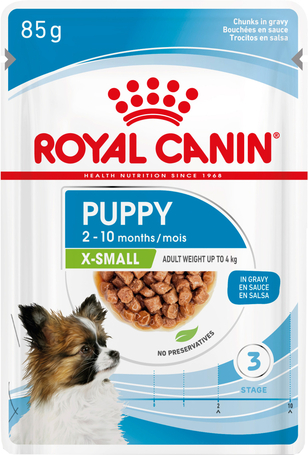Royal Canin X-small Puppy - Nedves táp kistestű kölyök kutya részére