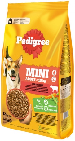 Pedigree Adult Mini marhahúsos és zöldséges száraztáp kutyáknak