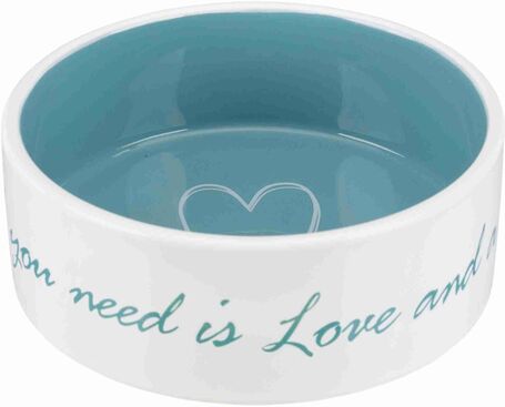 Trixie Pet's Home kerámia kutyatál szívecske mintával