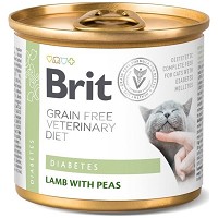 Brit Veterinary Diets Cat Diabetes conservă 200 g