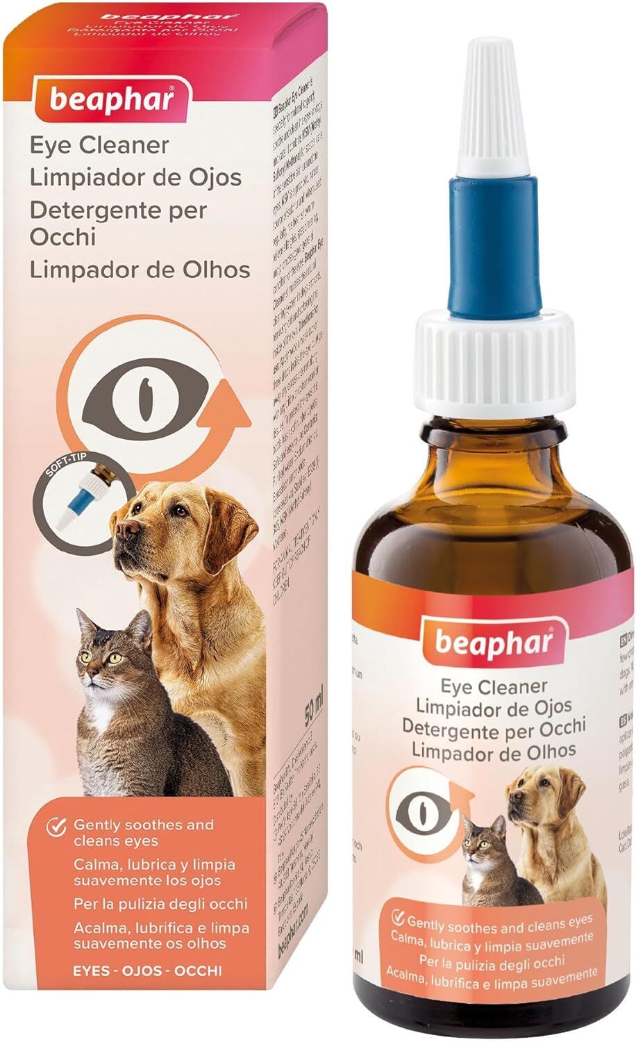 Beaphar Oftal - Lichid de curățare a ochilor câini și pisici - zoom