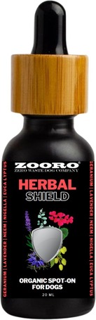Zooro Herbal Shield Spot-on - Illóolaj keverék kutyáknak, kullancs riasztó hatással