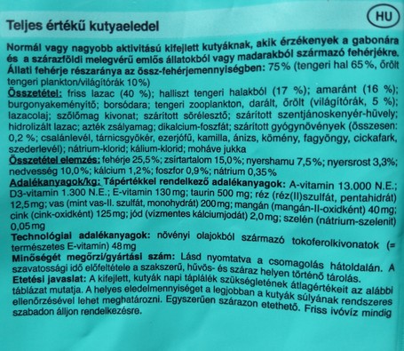 Belcando Adult Grain-Free Ocean táp tengeri halfajtákból, érzékeny kutyáknak | Gabonamentes