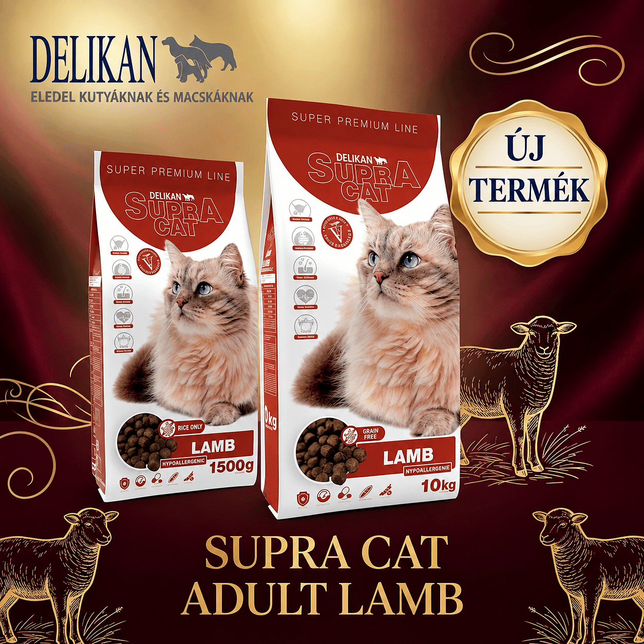 Supra Cat Lamb hrană completă pentru pisici cu miel - zoom