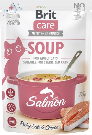 Brit Care Cat Soup with Salmon