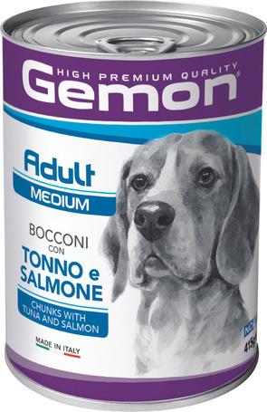 Gemon Dog Medium Adult Chunks with Tuna & Salmon