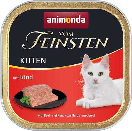 Animonda Vom Feinsten Kitten Rind marhahúsos macskaeledel kiscicáknak Animonda Vom Feinsten Kitten Rind marhahúsos macskaeledel kiscicáknak
