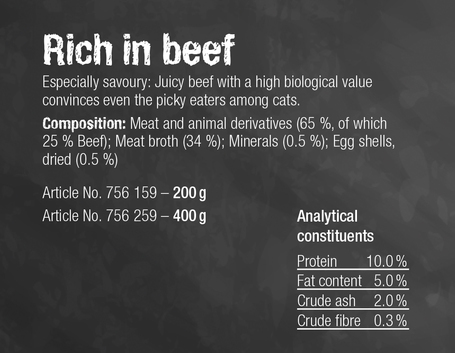 Leonardo marhahúsban gazdag konzerves macskaeledel