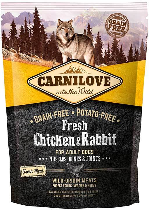 Carnilove Fresh Chicken & Rabbit Muscles, Bones and Joints - zoom