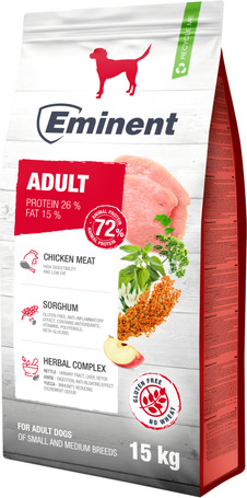 Eminent Adult | Általános táp kis- és közepes testű felnőtt kutyáknak
