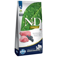 N&D Dog Prime Adult Medium & Maxi Lamb & Blueberry | Száraztáp közepes testméretű kutyáknak bárányhússal és vörös áfonyával #1