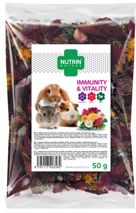 Darwin's Hay & Herbs - Hrană pentru rozătoare care stimulează sistemul imunitar