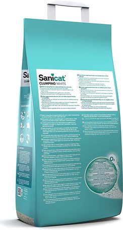 Sanicat Clumping White Cotton Fresh csomósodó, fehér macskaalom