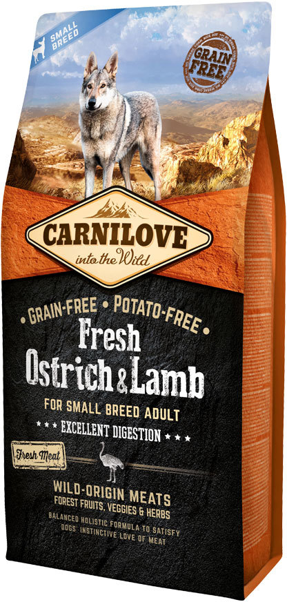 Carnilove Fresh Ostrich & Lamb for Small-Breed Dogs Excellent Digestion - zoom
