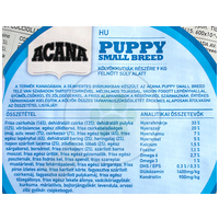 Acana Puppy Small Breed szárazeledel kistestű kölyökkutyáknak #8