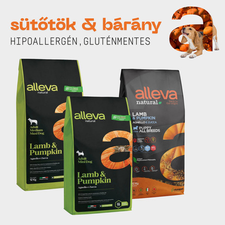 Alleva Natural Dog Lamb & Pumpkin Puppy All Breeds