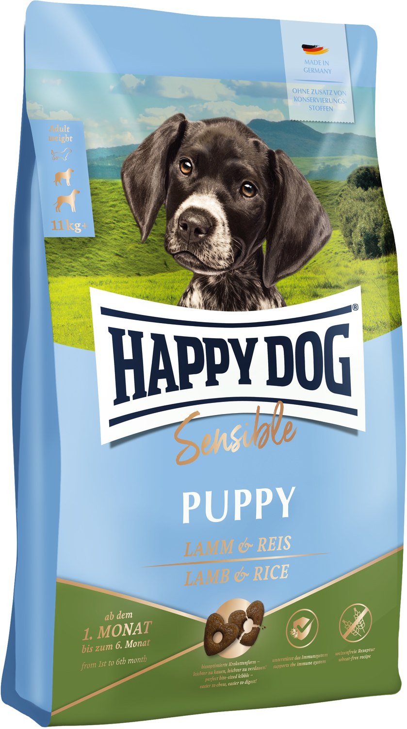 Happy Dog Sensible Puppy Lamb & Rice pentru câini foarte tineri