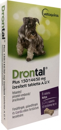 Drontal Plus féreghajtó tabletta kutyáknak