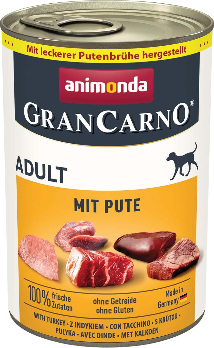 Animonda GranCarno Adult conservă cu vită și curcan